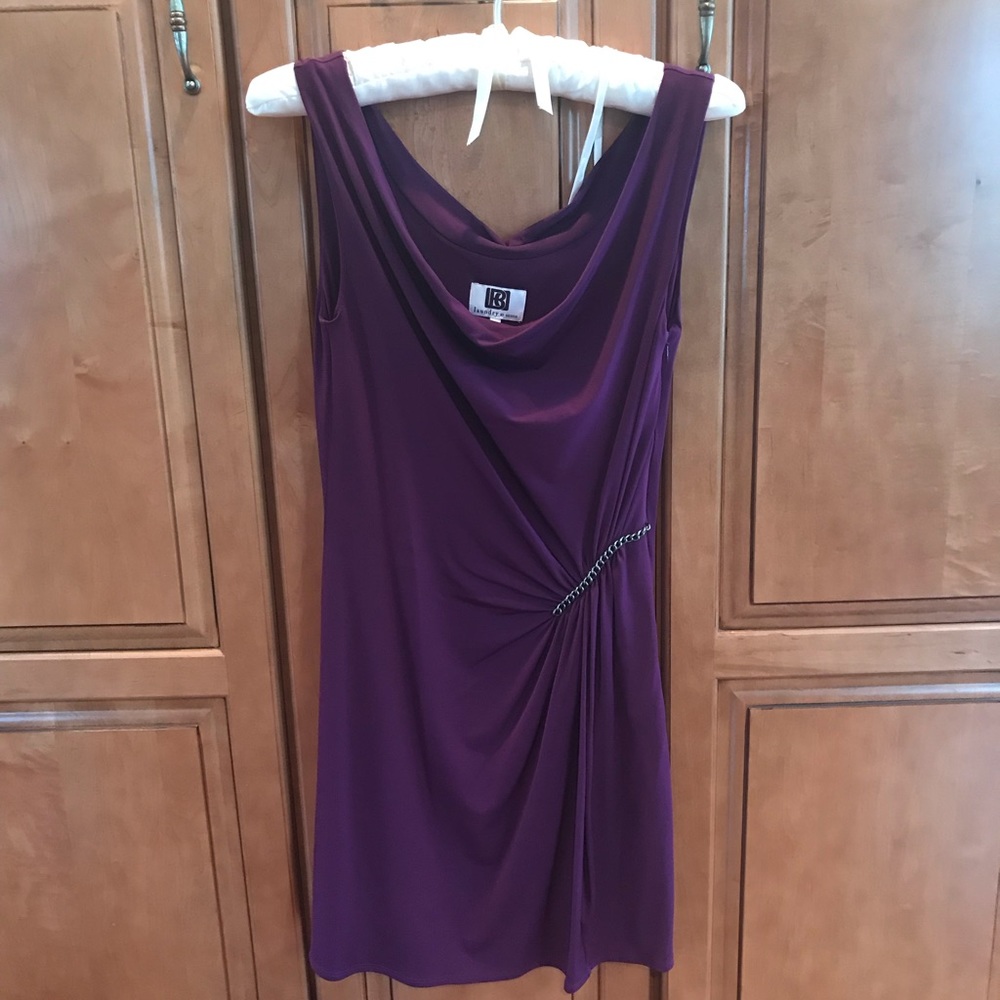 Purple cocktail dress